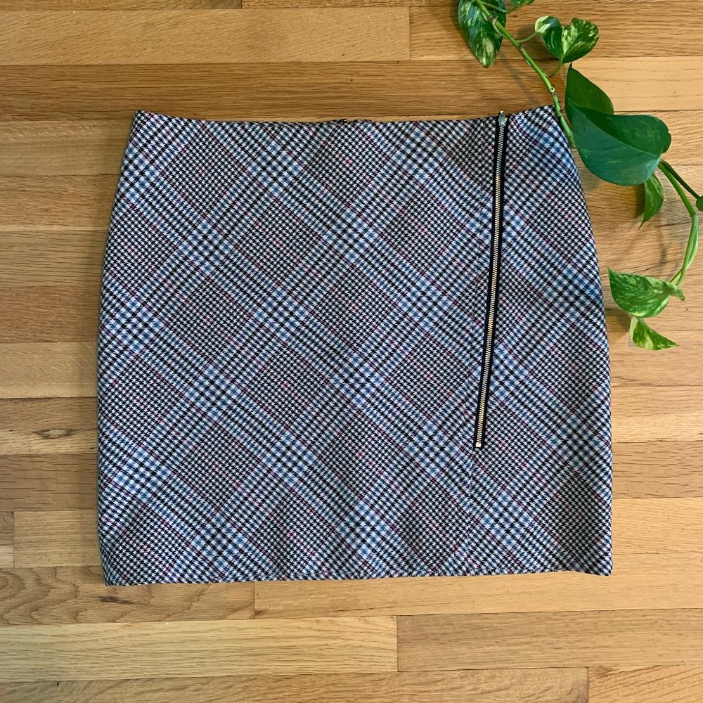 WHBM Plaid Pencil Skirt